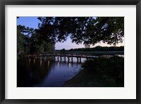 Framed Sunset Over Golf Course in Sarasota, Florida