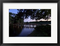 Framed Sunset Over Golf Course in Sarasota, Florida