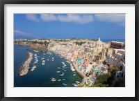 Framed Marina Corricella, Bay of Naples, Italy