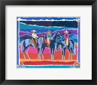 Framed Three Cowgirls