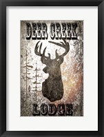 Framed Lodge Deer Creek Lodge