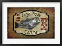 Framed Large Mouth Cavern II