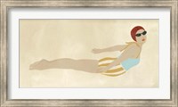 Framed Vintage Diver I