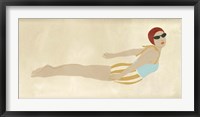 Framed Vintage Diver I