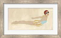 Framed Vintage Diver I