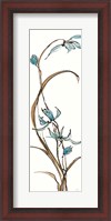 Framed Spring Orchids II on White