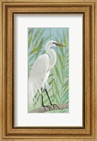 Framed Egret by the Shore I
