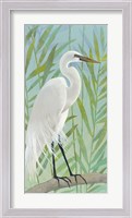 Framed Egret by the Shore I