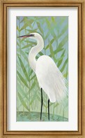 Framed Egret by the Shore II