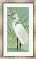 Framed Egret by the Shore II