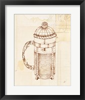 Framed 'Authentic Coffee II' border=