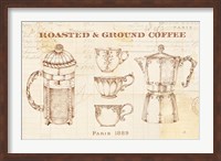Framed Authentic Coffee I