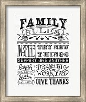 Framed Family Rules II