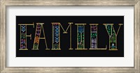 Framed Bright Folklore Family
