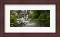 Framed Forest Waterfall, Patagonia, Argentina