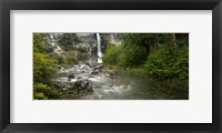 Framed Forest Waterfall, Patagonia, Argentina