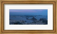 Framed View of City from Christ the Redeemer, Rio de Janeiro, Brazil