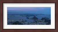 Framed View of City from Christ the Redeemer, Rio de Janeiro, Brazil