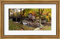 Framed Glade Creek Grist Mill, West Virginia