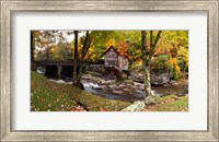 Framed Glade Creek Grist Mill, West Virginia