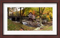 Framed Glade Creek Grist Mill, West Virginia