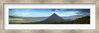 Framed Arenal Volcano National Park, Costa Rica (Blue Sky)