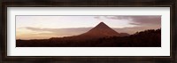 Framed Arenal Volcano National Park, Costa Rica (Gray Sky)