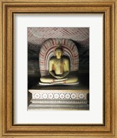 Framed Buddha Statue, Dambulla Cave Temple, Sri Lanka