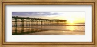 Framed Pier at Sunset, Crystal Pier, Pacific Beach, San Diego, California