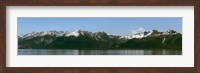 Framed Snowcapped Mountain, Southeast Alaska