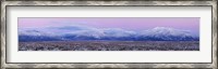 Framed Sangre De Cristo Range Under Snow, Taos County, New Mexico