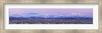 Framed Sangre De Cristo Range Under Snow, Taos County, New Mexico