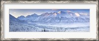 Framed Polar Bear Peak and Eagle Peak and Hurdygurdy Mountain, Alaska