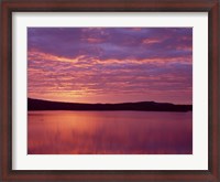 Framed Sunrise over Grand Lake Matagamon in Baxter State Park, Maine