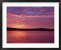 Framed Sunrise over Grand Lake Matagamon in Baxter State Park, Maine