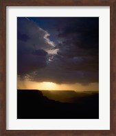 Framed Grand Canyon from Yaki Point on the South Rim, Arizona