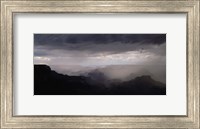 Framed Inner Canyon and Rainstorm over the Grand Canyon, Arizona
