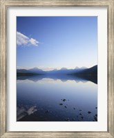 Framed Lake McDonald and the Rocky Mountains, Glacier National Park, Montana