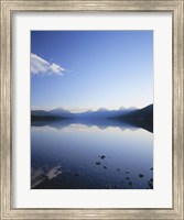 Framed Lake McDonald and the Rocky Mountains, Glacier National Park, Montana