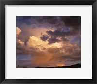 Framed Rain and Storm Clouds over Colorado