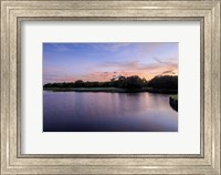 Framed Sunset Over Golf Course in Sarasota, Florida
