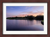 Framed Sunset Over Golf Course in Sarasota, Florida