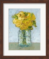 Framed Impressionist Floral Study III