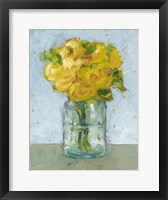 Framed Impressionist Floral Study III