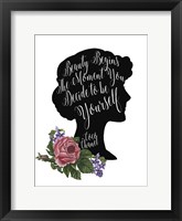 Audrey & Coco II Framed Print