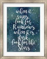 Framed Galaxy Quote I