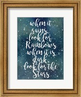 Framed Galaxy Quote I