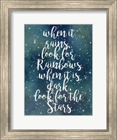 Framed Galaxy Quote I