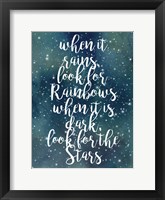 Framed Galaxy Quote I