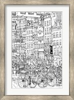 Framed B&W City Scene I